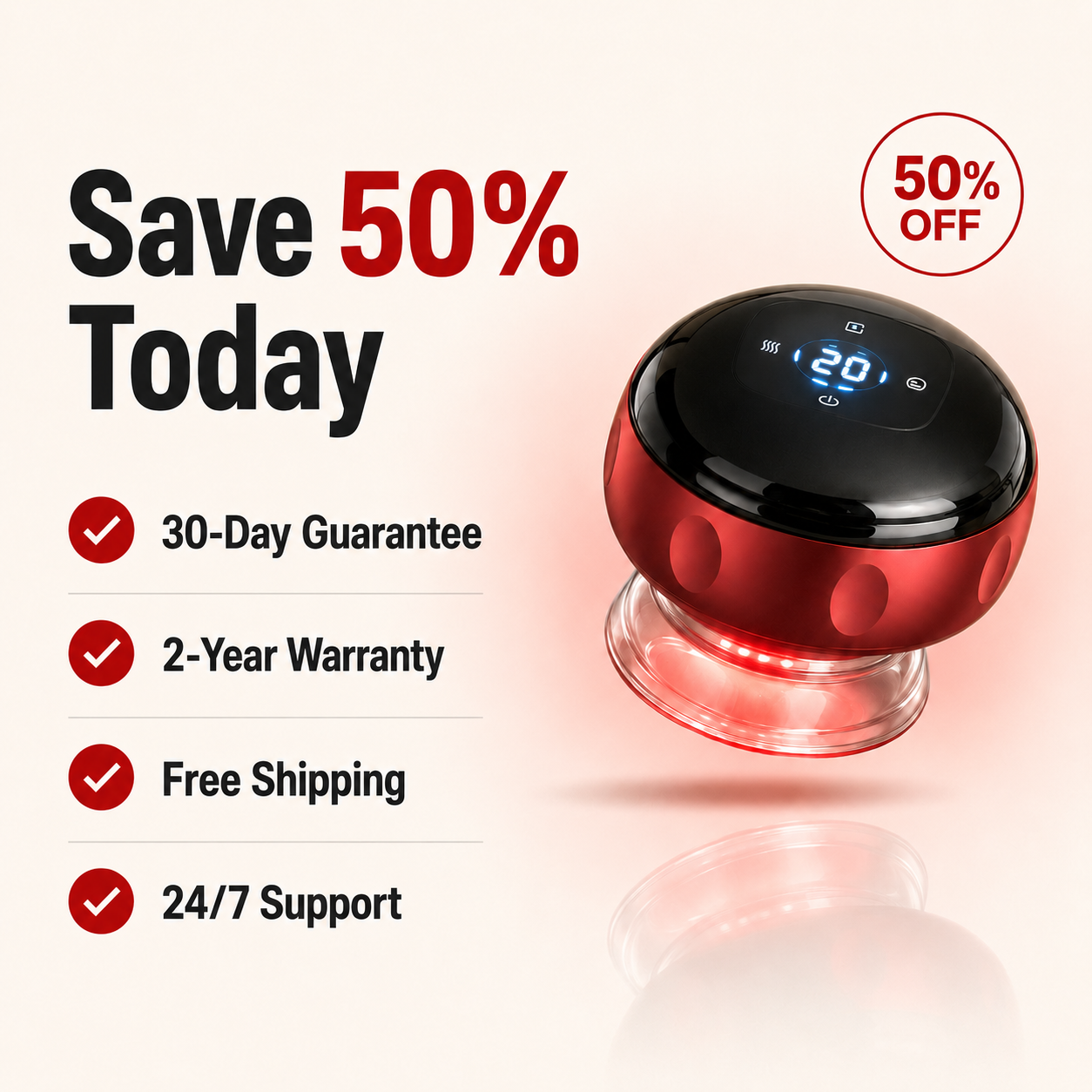 Cordia Smart Cupper for Sciatica