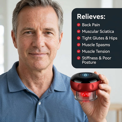 Relieves tension-based lower back and sciatic pain