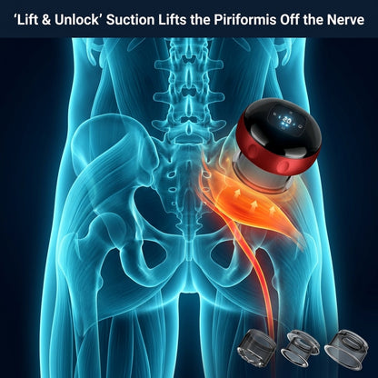 Lift & Unlock suction lifts the piriformis off the nerve
